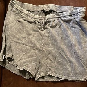 Stone Wash Two Piece Short Set